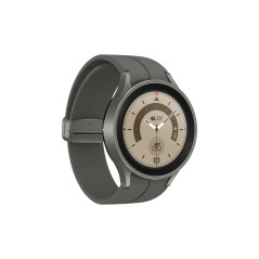 Samsung Galaxy Watch5 Pro 3,56 cm (1.4") OLED 45 mm Numérique 450 x 450 pixels Écran tactile Titane Wifi GPS (satellite)