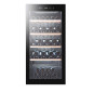 Haier Wine Bank 60 Serie 3 WS105GA Refroidisseur de vin compresseur Pose libre Noir 105 bouteille(s)