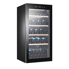 Haier Wine Bank 60 Serie 3 WS105GA Refroidisseur de vin compresseur Pose libre Noir 105 bouteille(s)