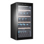 Haier Wine Bank 60 Serie 3 WS105GA Refroidisseur de vin compresseur Pose libre Noir 105 bouteille(s)