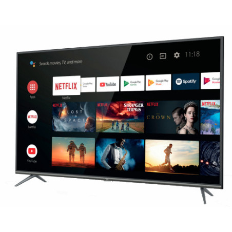 TCL 65EP644 TV 165,1 cm (65") 4K Ultra HD Smart TV Wifi Noir, Argent 320 cd m²
