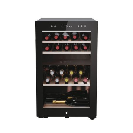 Haier Wine Bank 50 Serie 7 HWS42GDAU1 Refroidisseur de vin compresseur Pose libre Noir 42 bouteille(s)
