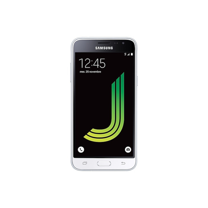 Samsung Galaxy J3 (2016) SM-J320FZ 12,7 cm (5") SIM unique 4G Micro-USB 1,5 Go 8 Go 2600 mAh Blanc Samsung Galaxy J3 (2016) SM-J320FZ 12,7 cm (5") SIM unique 4G Micro-USB 1,5 Go 8 Go 2600 mAh Blanc