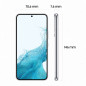 Samsung Galaxy S22 SM-S901B 15,5 cm (6.1") Double SIM Android 12 5G USB Type-C 8 Go 256 Go 3700 mAh Blanc Samsung Galaxy S22 SM-S901B 15,5 cm (6.1") Double SIM Android 12 5G USB Type-C 8 Go 256 Go 3700 mAh Blanc