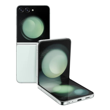 Samsung Galaxy Z Flip5 SM-F731B 17 cm (6.7") Double SIM Android 13 5G USB Type-C 8 Go 512 Go 3700 mAh Couleur menthe