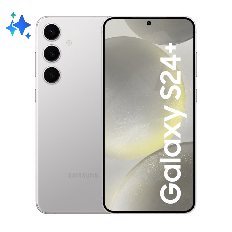 Samsung Galaxy S24+ 17 cm (6.7") Double SIM 5G USB Type-C 12 Go 512 Go 4900 mAh Gris, Couleur marbre Samsung Galaxy S24+ 17 cm (6.7") Double SIM 5G USB Type-C 12 Go 512 Go 4900 mAh Gris, Couleur marbre