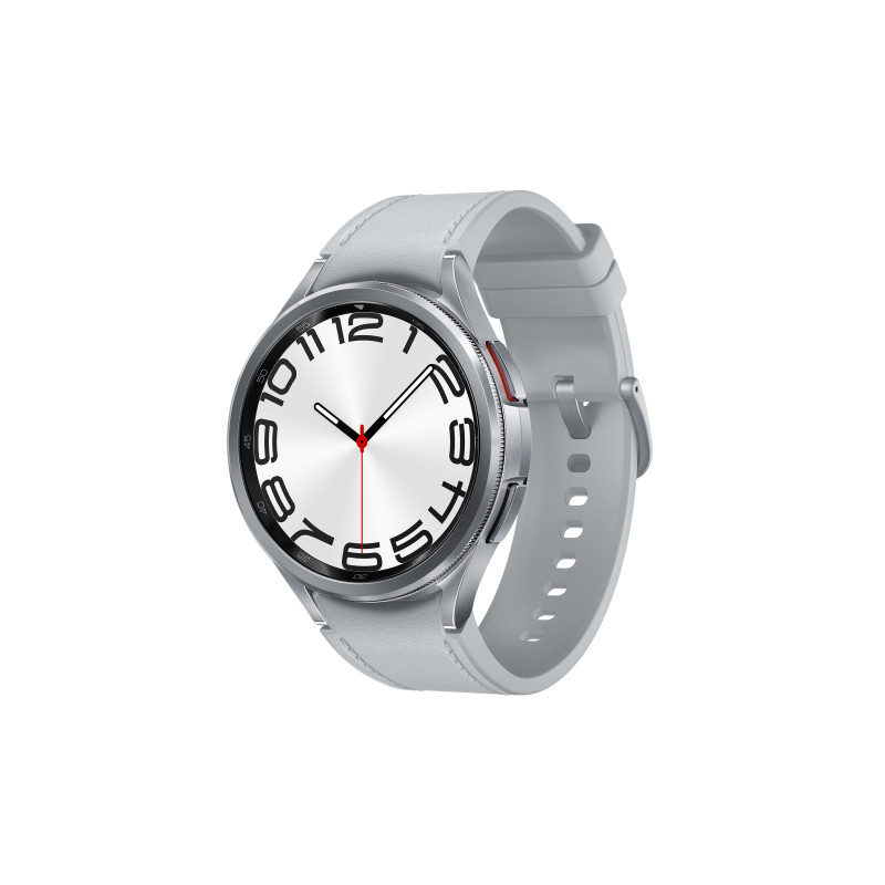 Samsung Galaxy Watch6 Classic 3,81 cm (1.5") OLED 47 mm Numérique 480 x 480 pixels Écran tactile Argent Wifi GPS (satellite) Samsung Galaxy Watch6 Classic 3,81 cm (1.5") OLED 47 mm Numérique 480 x 480 pixels Écran tactile Argent Wifi GPS (satellite)