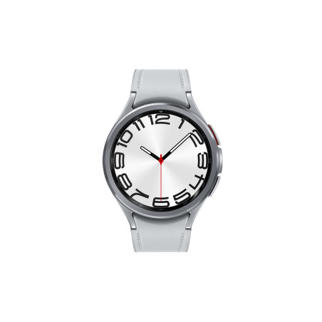 Samsung Galaxy Watch6 Classic 3,81 cm (1.5") OLED 47 mm Numérique 480 x 480 pixels Écran tactile Argent Wifi GPS (satellite)