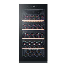 Haier HWS116GAE Refroidisseur de vin compresseur Pose libre Noir 116 bouteille(s)