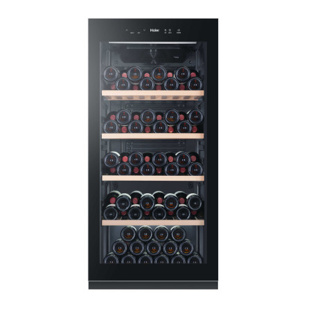 Haier HWS116GAE Refroidisseur de vin compresseur Pose libre Noir 116 bouteille(s)