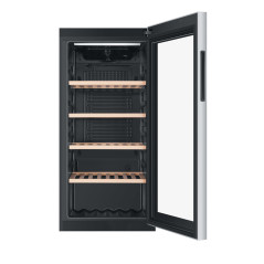 Haier HWS116GAE Refroidisseur de vin compresseur Pose libre Noir 116 bouteille(s)