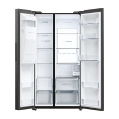 Haier SBS 90 Serie 5 HSW79F18DIPT frigo américain Pose libre 601 L D Noir