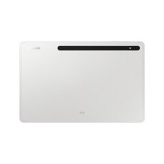 Samsung Galaxy Tab S8+ SM-X800N Qualcomm Snapdragon 128 Go 31,5 cm (12.4") 8 Go Wi-Fi 6E (802.11ax) Argent