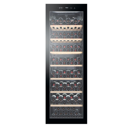 Haier Wine Bank 60 Serie 5 WS190GA Refroidisseur de vin compresseur Pose libre Noir 189 bouteille(s)
