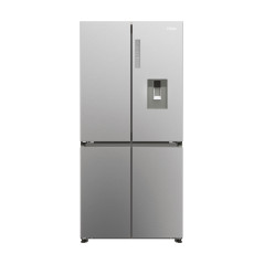 Haier Cube 83 Serie 3 HCR3818EWMM frigo américain Pose libre 463 L E Platine, Acier inoxydable