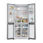 Haier Cube 83 Serie 3 HCR3818EWMM frigo américain Pose libre 463 L E Platine, Acier inoxydable Haier Cube 83 Serie 3 HCR3818EWMM frigo américain Pose libre 463 L E Platine, Acier inoxydable