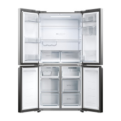 Haier Cube 83 Serie 5 HCW58F18EWMP frigo américain Pose libre 507 L E Platine, Acier inoxydable