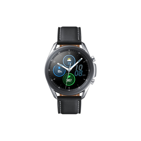 Samsung Galaxy Watch3 3,56 cm (1.4") OLED 45 mm Numérique 360 x 360 pixels Écran tactile Argent Wifi GPS (satellite)
