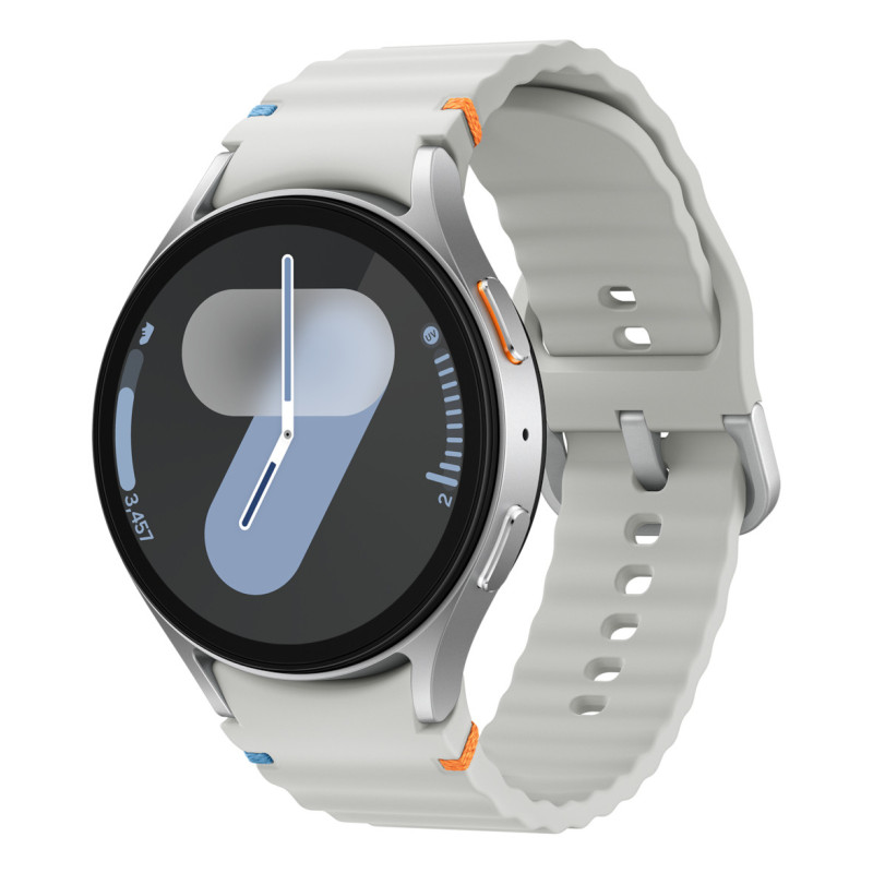 Samsung Galaxy Watch7 3,81 cm (1.5") AMOLED 44 mm Numérique 480 x 480 pixels Écran tactile 4G Argent Wifi GPS (satellite)