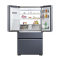 Haier HFW7918EIMB frigo américain Pose libre 601 L E Noir Haier HFW7918EIMB frigo américain Pose libre 601 L E Noir