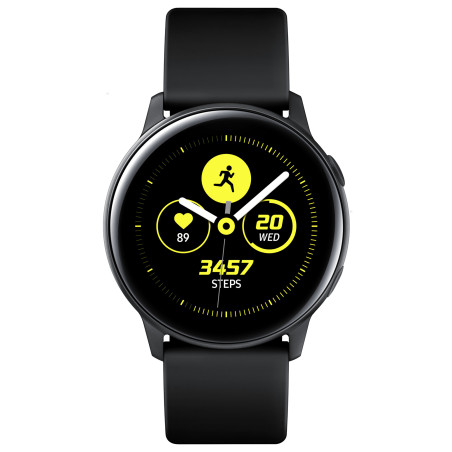 Samsung Galaxy Watch Active 2,79 cm (1.1") OLED 40 mm Numérique 360 x 360 pixels Écran tactile Noir Wifi GPS (satellite)