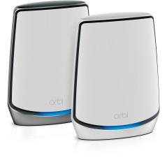 NETGEAR Orbi RBK852 AX6000 WiFi 6 Mesh System Tri-bande (2,4 GHz / 5 GHz / 5 GHz) Wi-Fi 6 (802.11ax) Gris, Blanc 8 Interne