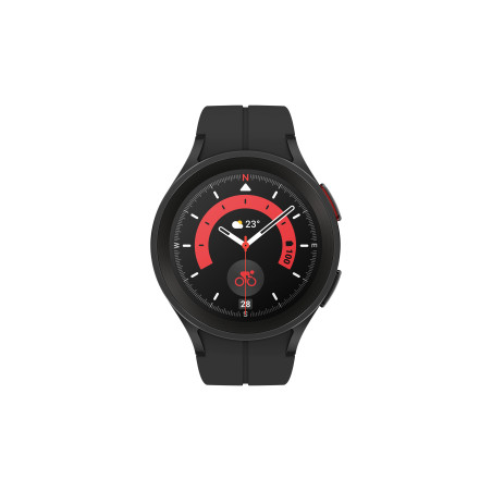Samsung Galaxy Watch5 Pro 3,56 cm (1.4") OLED 45 mm Numérique 450 x 450 pixels Écran tactile Noir Wifi GPS (satellite)