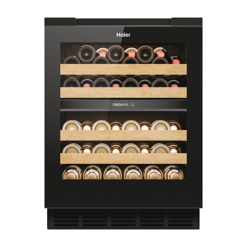 Haier HUC44GDEH1 Refroidisseur de vin compresseur Pose libre Noir 44 bouteille(s) Haier HUC44GDEH1 Refroidisseur de vin compresseur Pose libre Noir 44 bouteille(s)