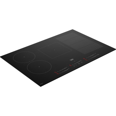 Beko HII 85780 UFT Noir Intégré 80 cm Plaque avec zone à induction 5 zone(s)