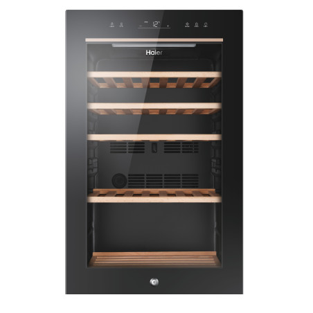 Haier Wine Bank 50 Serie 5 HWS49GA Refroidisseur de vin compresseur Pose libre Noir 49 bouteille(s)