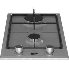Beko HDCG 32220 FX Acier inoxydable Intégré 29 cm Gaz 2 zone(s)