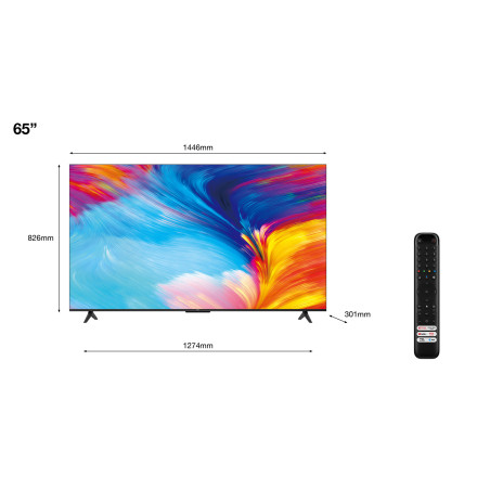 TCL P63 P635 165,1 cm (65") 4K Ultra HD Smart TV Wifi Noir