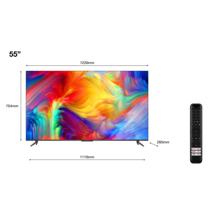 TCL P73 P735 139,7 cm (55") 4K Ultra HD Smart TV Wifi Noir
