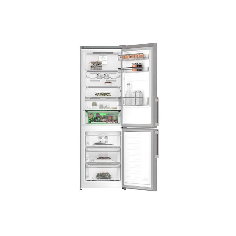 Grundig GKNE268E40FXN réfrigérateur-congélateur Pose libre 324 L E Acier inoxydable Grundig GKNE268E40FXN réfrigérateur-congélateur Pose libre 324 L E Acier inoxydable