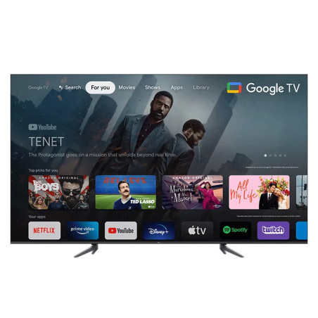 TCL C64 65C644 TV 165,1 cm (65") 4K Ultra HD Smart TV Wifi Titane