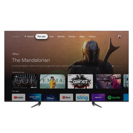 TCL C64 65C644 TV 165,1 cm (65") 4K Ultra HD Smart TV Wifi Titane