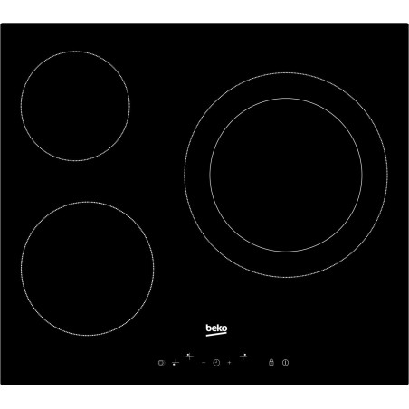 Beko HIC63402T plaque Noir Intégré Céramique 3 zone(s)