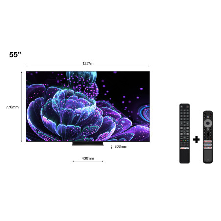TCL C83 C835 139,7 cm (55") 4K Ultra HD Smart TV Wifi Noir 500 cd/m²