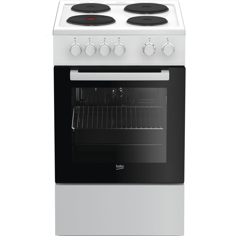 Beko FSS56000GWC four et cuisinière Electrique Plaque scellée Blanc Beko FSS56000GWC four et cuisinière Electrique Plaque scellée Blanc