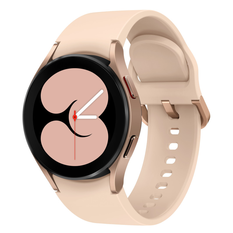 Samsung Galaxy Watch4 3,05 cm (1.2") OLED 40 mm Numérique 396 x 396 pixels Écran tactile 4G Rose doré Wifi GPS (satellite) Samsung Galaxy Watch4 3,05 cm (1.2") OLED 40 mm Numérique 396 x 396 pixels Écran tactile 4G Rose doré Wifi GPS (satellite)