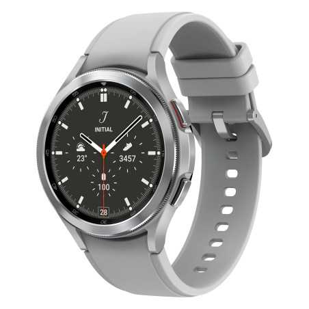 Samsung Galaxy Watch4 Classic 3,56 cm (1.4") OLED 46 mm Numérique 450 x 450 pixels Écran tactile Argent Wifi GPS (satellite)