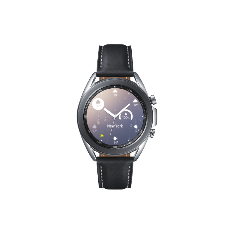 Samsung Galaxy Watch3 3,05 cm (1.2") OLED 41 mm Numérique 360 x 360 pixels Écran tactile Argent Wifi GPS (satellite) Samsung Galaxy Watch3 3,05 cm (1.2") OLED 41 mm Numérique 360 x 360 pixels Écran tactile Argent Wifi GPS (satellite)