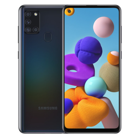 Samsung Galaxy A21s SM-A217F 16,5 cm (6.5") Double SIM Android 10 4G USB Type-C 3 Go 32 Go 5000 mAh Noir