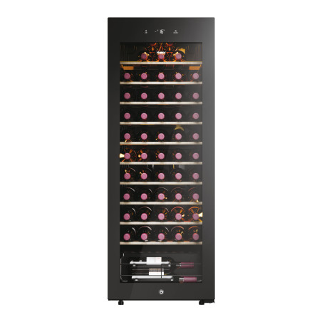 Haier Wine Bank 50 Serie 3 HWS58GGH1 Pose libre Noir 58 bouteille(s)