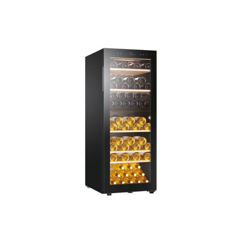 Haier Wine Bank 50 Serie 5 HWS79GDG Refroidisseur de vin compresseur Pose libre Noir 79 bouteille(s) Haier Wine Bank 50 Serie 5 HWS79GDG Refroidisseur de vin compresseur Pose libre Noir 79 bouteille(s)