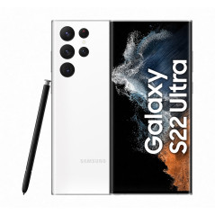 Samsung Galaxy S22 Ultra SM-S908B 17,3 cm (6.8") Double SIM Android 12 5G USB Type-C 8 Go 128 Go 5000 mAh Blanc