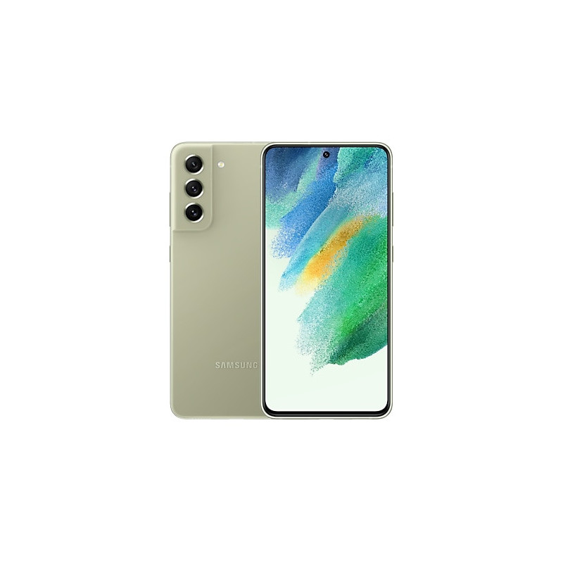 Samsung Galaxy S21 FE 5G SM-G990BLGD 16,3 cm (6.4") Double SIM Android 12 USB Type-C 6 Go 128 Go 4500 mAh Olive