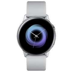 Samsung Galaxy Watch Active 2,79 cm (1.1") OLED 40 mm Numérique 360 x 360 pixels Écran tactile Argent Wifi GPS (satellite)
