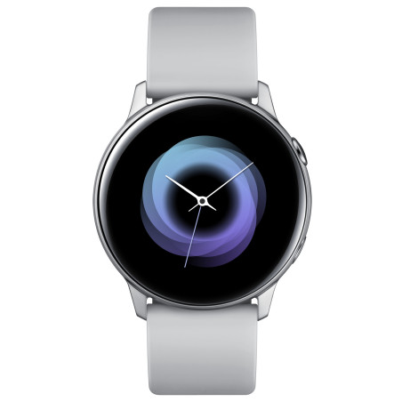 Samsung Galaxy Watch Active 2,79 cm (1.1") OLED 40 mm Numérique 360 x 360 pixels Écran tactile Argent Wifi GPS (satellite)