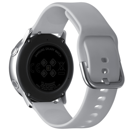 Samsung Galaxy Watch Active 2,79 cm (1.1") OLED 40 mm Numérique 360 x 360 pixels Écran tactile Argent Wifi GPS (satellite)